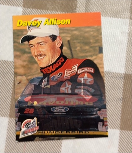 1994 Pro Set Power Racing #PW25 Davey Allison — front