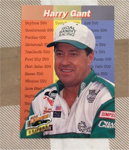 1994 Pro Set Power Racing Stat Leaders #SL43 Harry Gant — front