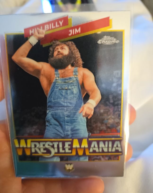 2026 Topps Chrome WWE WrestleMania #WMR-8 Hillbilly Jim — front