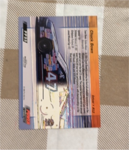 1993 Pro Set Finish Line Racing #143 Chuck Bown — front