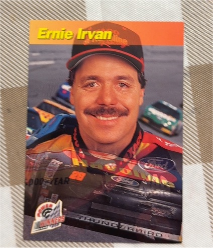 1994 Pro Set Power Racing #PW18 Ernie Irvan — front