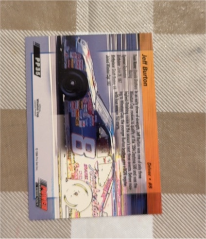 1994 Pro Set #PP35 Jeff Burton — front