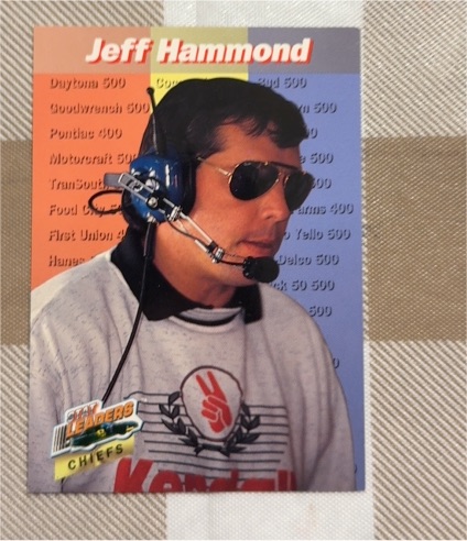 1994 Pro Set Power Racing Stat Leaders #SL51 Jeff Hammond — front