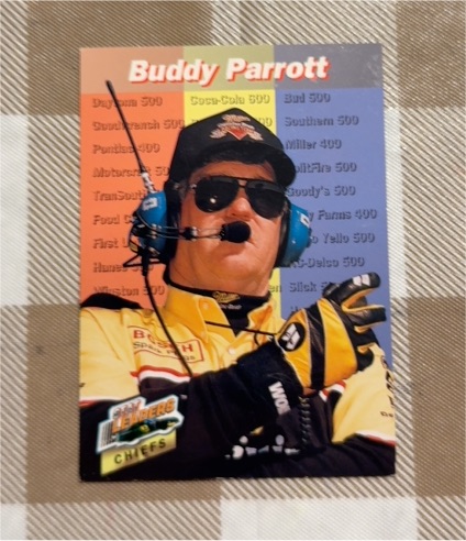 1994 Pro Set Power Racing Stat Leaders #SL53 Buddy Parrott — front