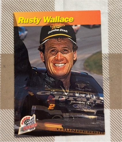 1994 Pro Set Power Racing Power Winners #PW17 Rusty Wallace — front