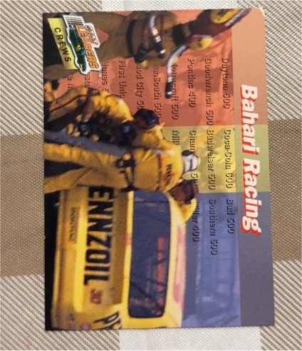 1994 Action Packed #66 Doug Hewitt Bahari Racing Crew — front