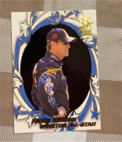 2002 Press Pass VIP Xplosive Parallel #X31 Rusty Wallace Winston All-Star — front