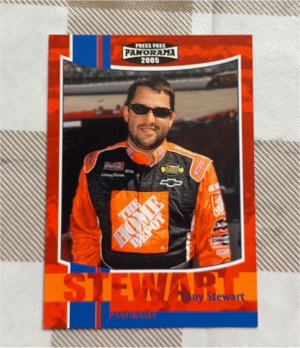 2005 Press Pass Panorama #PPP 47 Tony Stewart — front