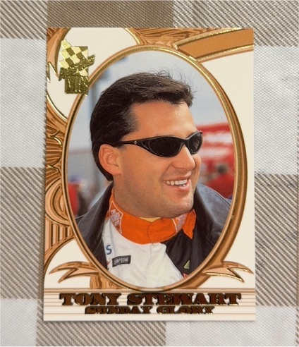 2002 Press Pass VIP Sunday Glory #27 Tony Stewart — front