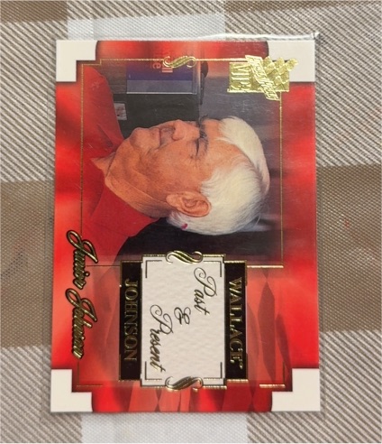 2002 Press Pass VIP #45 Junior Johnson Past & Present Wallace — front
