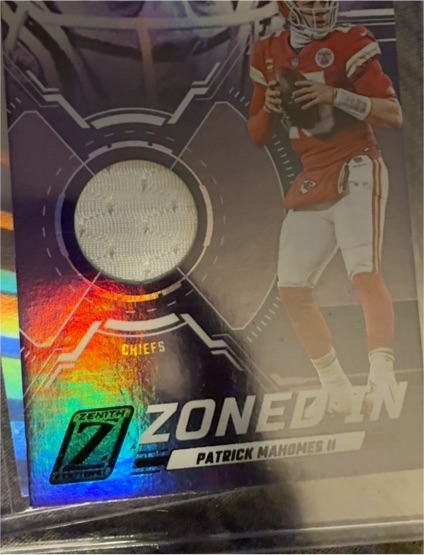 2023 Panini Zenith #ZI-PMS Patrick Mahomes II Zoned In — front