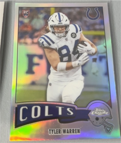 2025 Topps Chrome #1975-15 Tyler Warren — front