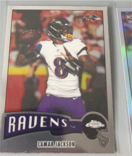 2025 Topps Chrome #1975-3 Lamar Jackson — front