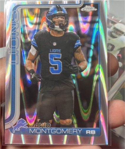 2025 Topps Chrome #103 David Montgomery — front