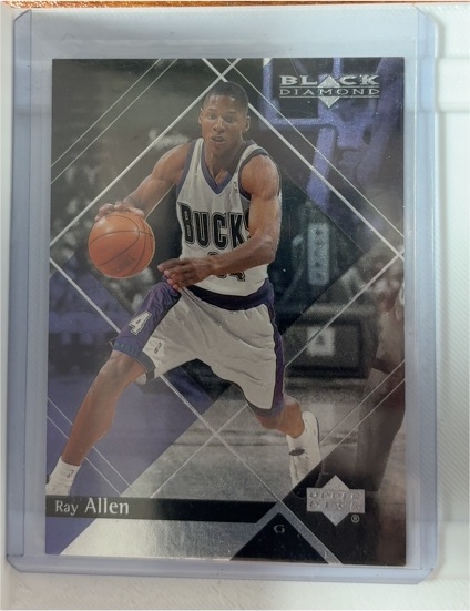 1999-00 Upper Deck Black Diamond #45 Ray Allen — front