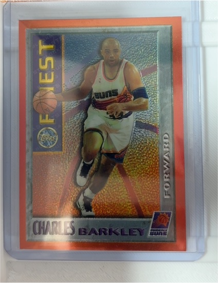 1995-96 Topps Finest #M6 Charles Barkley Mystery — front