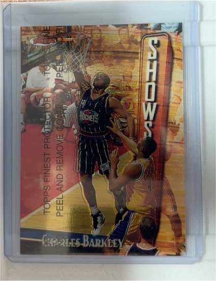 1997-98 Topps Finest #219 Charles Barkley Showstoppers — front