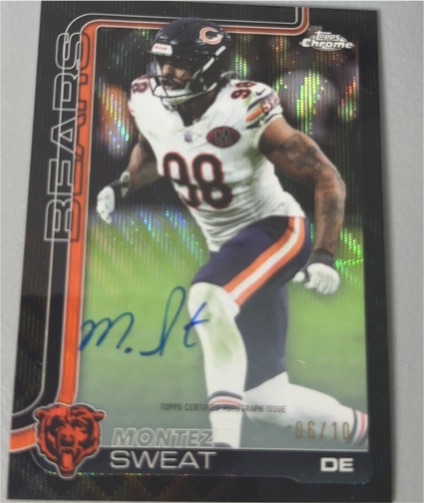 2025 Topps Chrome #56 Montez Sweat — front