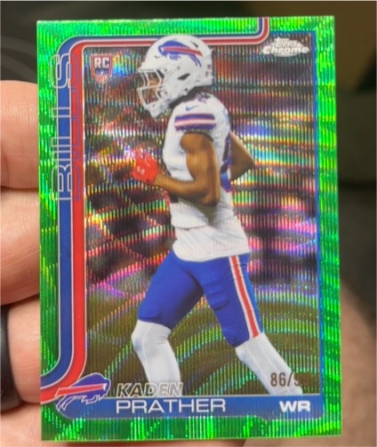2025 Topps Chrome #394 Kaden Prather — front