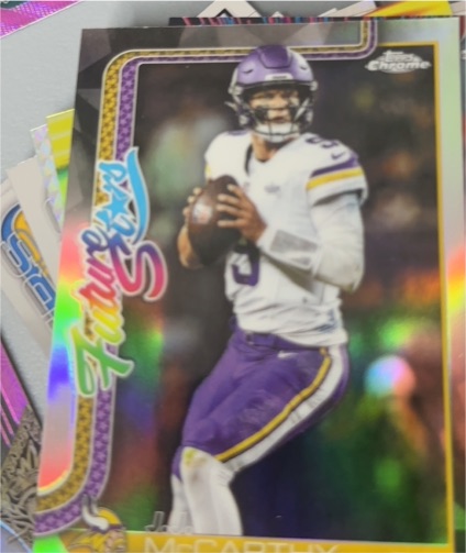 2025 Topps Chrome #FS-18 J.J. McCarthy — front
