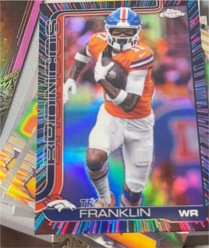 2025 Topps Chrome #91 Troy Franklin — front