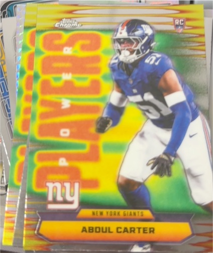 2025 Topps Chrome #PP-40 Abdul Carter Power Players — front