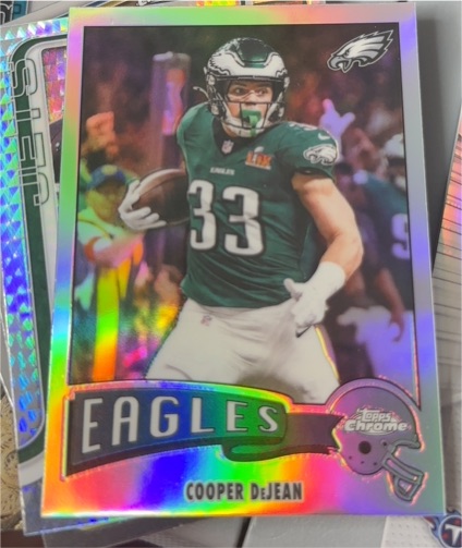 2025 Topps Chrome 1975 Throwback #1975-27 Cooper DeJean — front