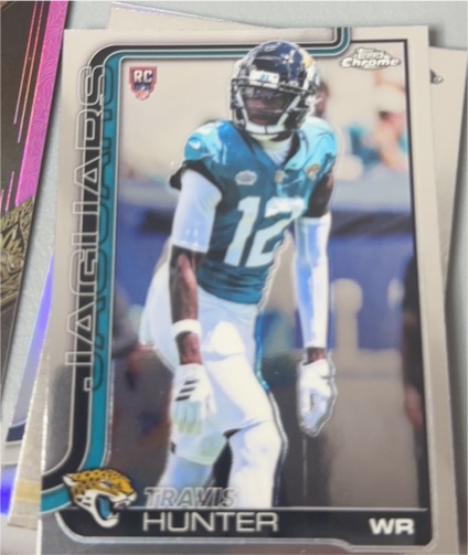 2025 Topps Chrome #332 Travis Hunter — front