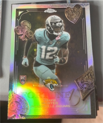 2025 Topps Chrome #F15-20 Travis Hunter — front