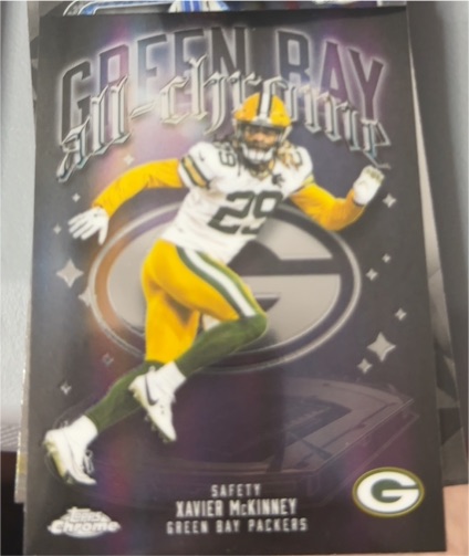 2025 Topps Chrome #ACT-24 Xavier McKinney — front