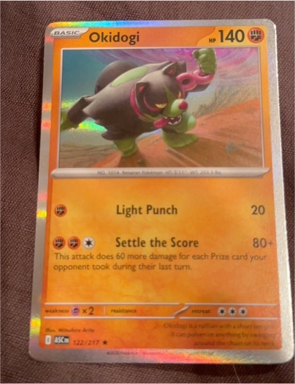 2023 Pokémon Ascended Heroes #122 Okidogi — front