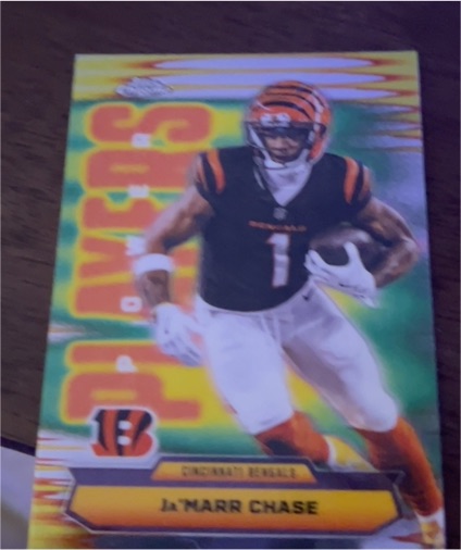 2025 Topps Chrome Power Players #PP-21 Ja'Marr Chase — front