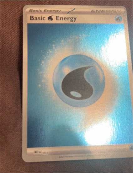 2025 Pokémon Mega Evolution Energies #003 Basic Water Energy — front