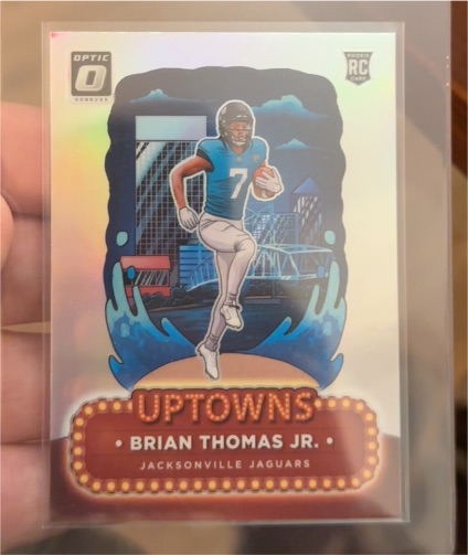 2024 Panini Donruss Optic Uptowns #12 Brian Thomas Jr. — front