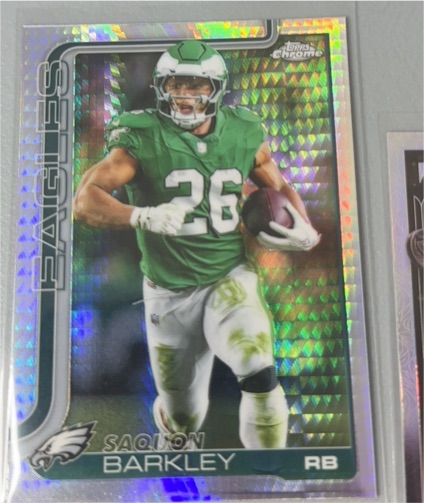 2025 Topps Chrome #248 Saquon Barkley — front