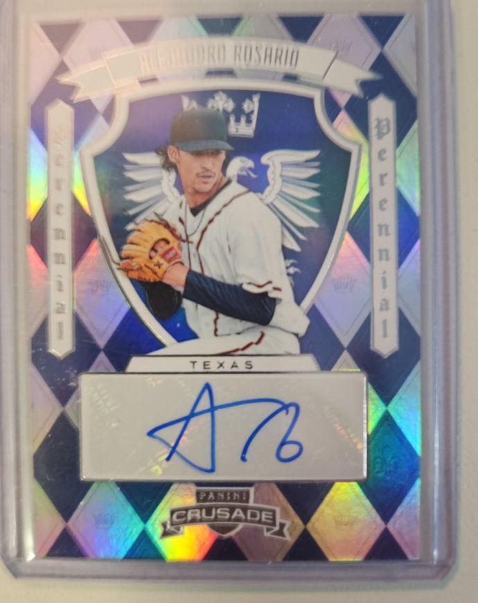 2025 Panini Crusade Perennial Prospect Signatures #PPS-ARR Alejandro Rosario — front