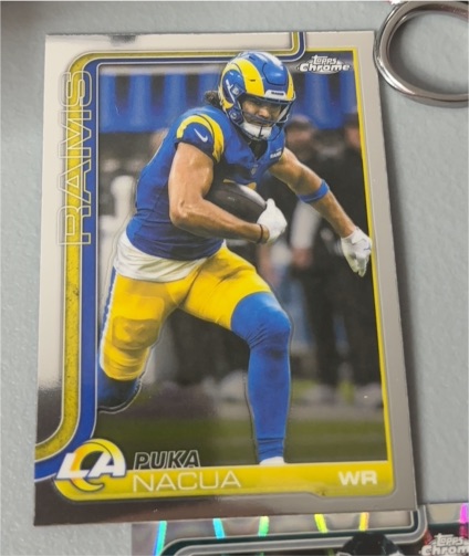 2025 Topps Chrome #166 Puka Nacua — front
