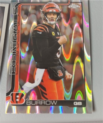 2025 Topps Chrome #61 Joe Burrow — front