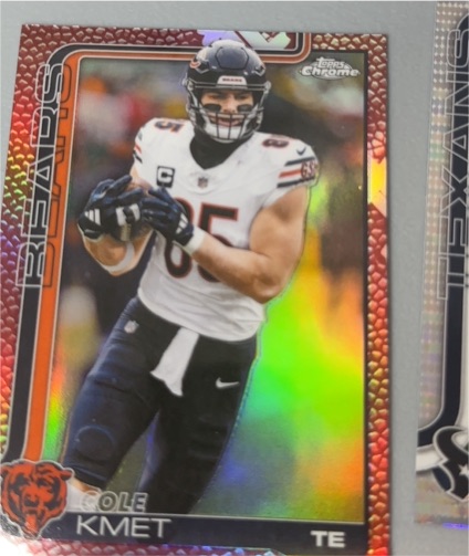 2025 Topps Chrome #51 Cole Kmet — front