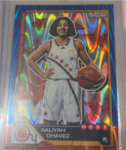 2025 Topps Chrome McDonald's All American #28 Aaliyah Chavez — front