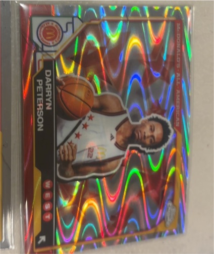 2025 Topps Chrome McDonald's All American #12 Darryn Peterson RayWave — front