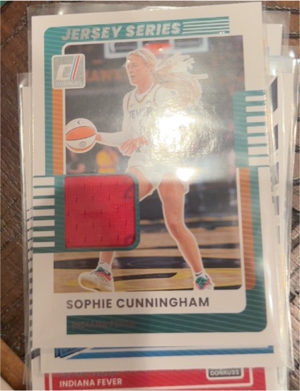 2025 Panini Donruss WNBA #35 Sophie Cunningham Jersey Series — front