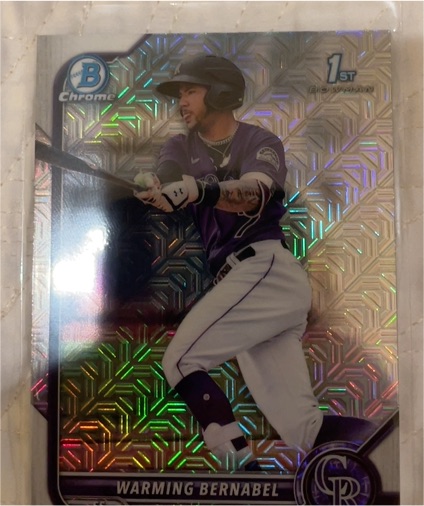 2022 Bowman Chrome #BCP-188 Warming Bernabel — front