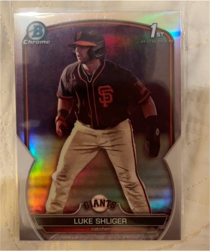 2023 Bowman Chrome #BDC-47 Luke Shliger — front