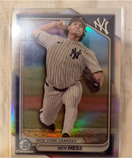 2024 Bowman Draft Chrome #BDC-87 Ben Hess — front
