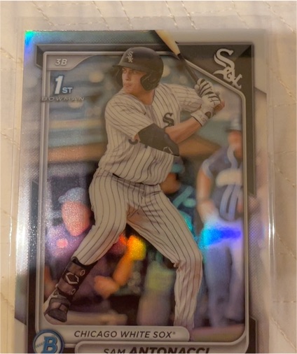 2024 Bowman Chrome Draft #BDC-158 Sam Antonacci — front
