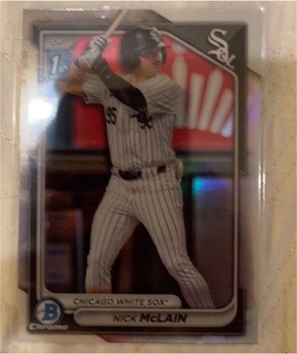 2024 Bowman Draft Chrome #BDC-14 Nick McLain — front