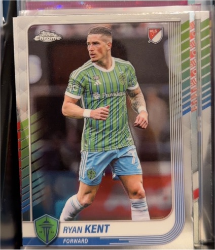2025 Topps Chrome MLS #22 Ryan Kent — front