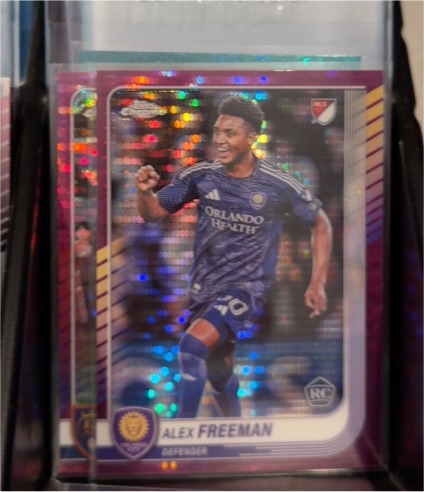 2025 Topps Chrome MLS #129 Alex Freeman — front