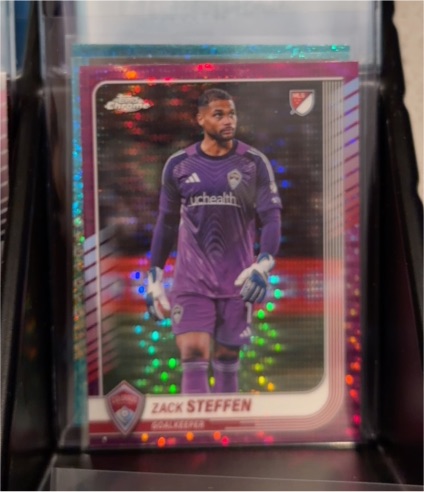 2025 Topps Chrome MLS #163 Zack Steffen — front